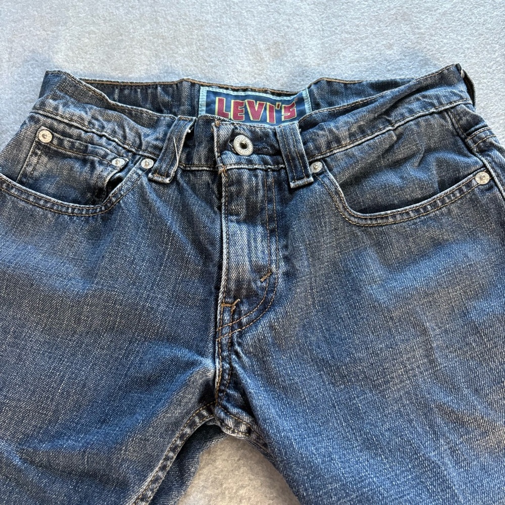 Vintage Men's Levi's The Original Jeans Skinny Fit 511 Jeans Blue Denim 29x32
